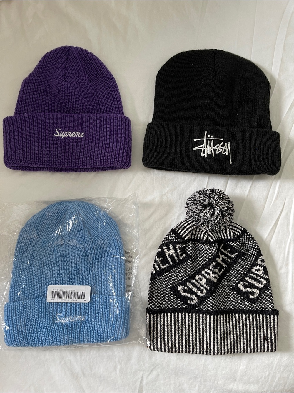 Supreme stussy beanie